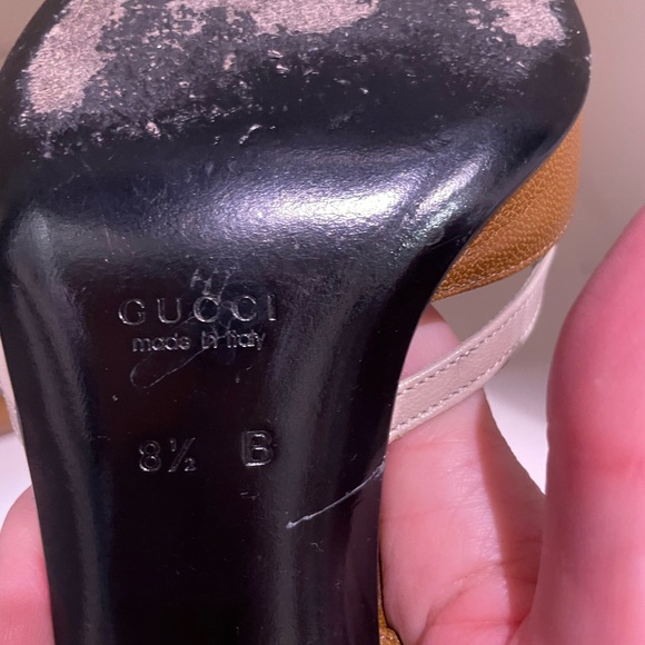 Gucci Vintage pointy toe heels size 8 1/2 B very good condition - Picture 7 of 10